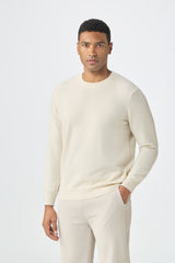 Inner Mongolia production 100% cashmere round neck knitted warmly sweater