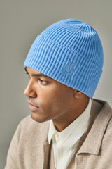 Warmly skiing sport outside 100% cashmere knitted ribbed hat beanies for unisex