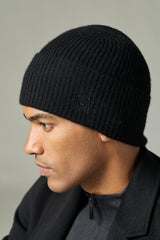 Warmly skiing sport outside 100% cashmere knitted ribbed hat beanies for unisex