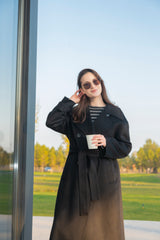 Classic style of Pure Cashmere Woven Warmly High Quality Coatturtleneck Sweater Winter collection for Lady's