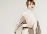 Fashional pure cashmere mixed color knitted shawl - Lamycashmere