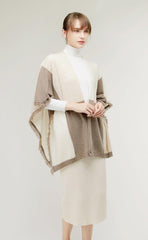 Fashional pure cashmere mixed color knitted shawl - Lamycashmere