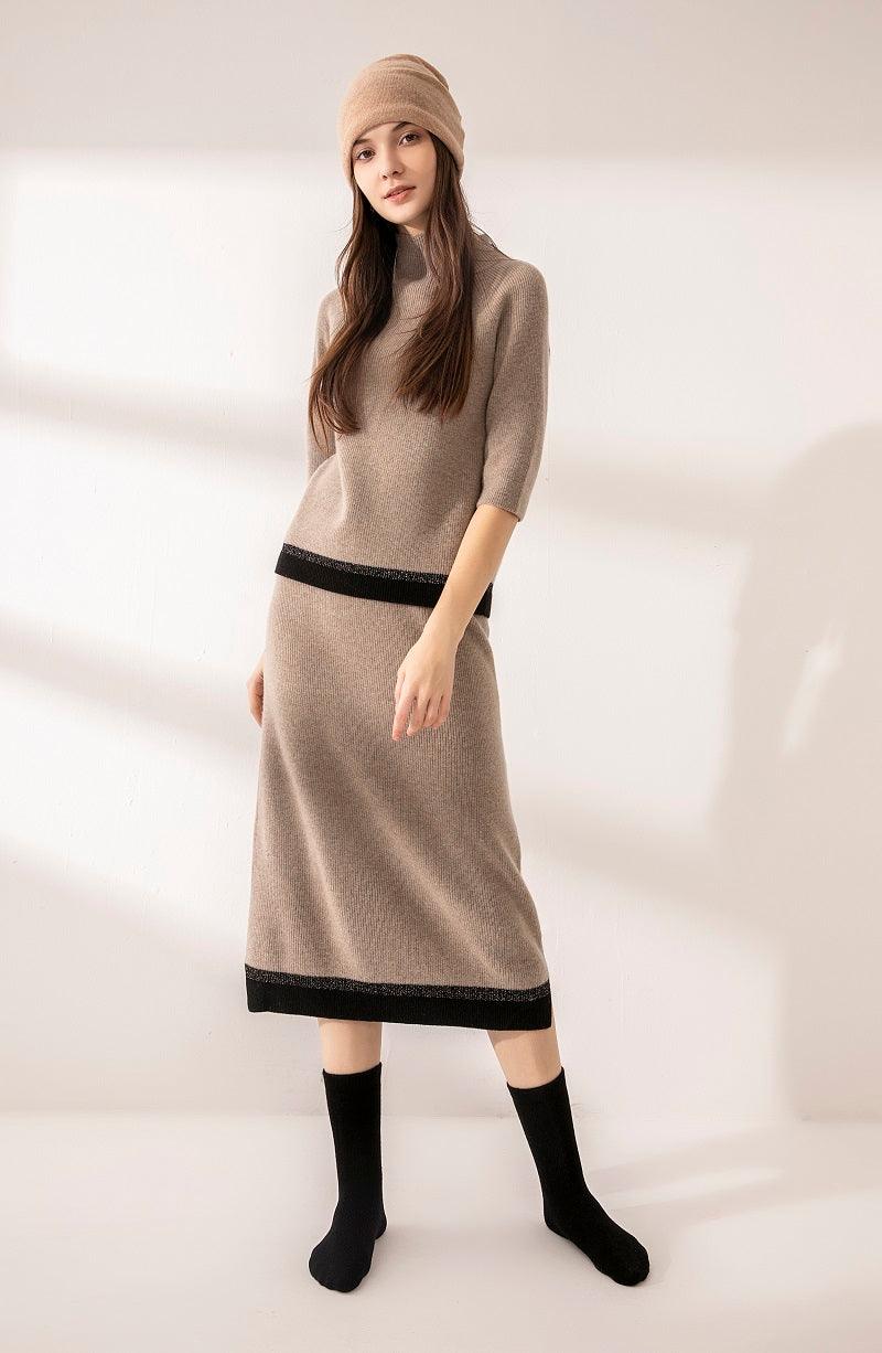 Home and inner wear softest pure cashmere knitted socks for unisex - Lamycashmere