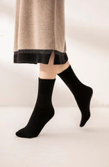 Home and inner wear softest pure cashmere knitted socks for unisex - Lamycashmere