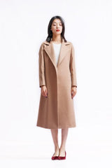 Hot selling classic style of 100% cashmere woven coat for solid color - Lamycashmere