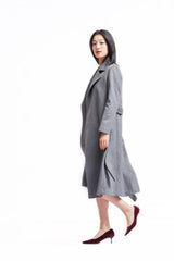 Hot selling classic style of 100% cashmere woven coat for solid color - Lamycashmere