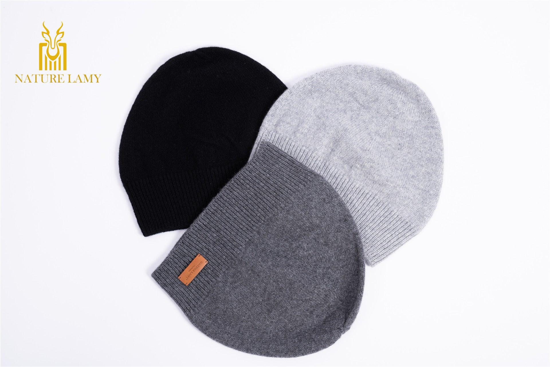 OEM ODM factory price of 100 percent cashmere knitted hat - Lamycashmere