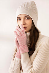 Wholesale pure cashmere beautiful gloves for lady's - Lamycashmere