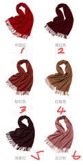 wholesale Factory price high quality cashmere woven water weave scarf shawl from Inner Mongolia