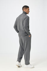 Classic style of pure cashmere knitted turtleneck sweater A/W collection for men's