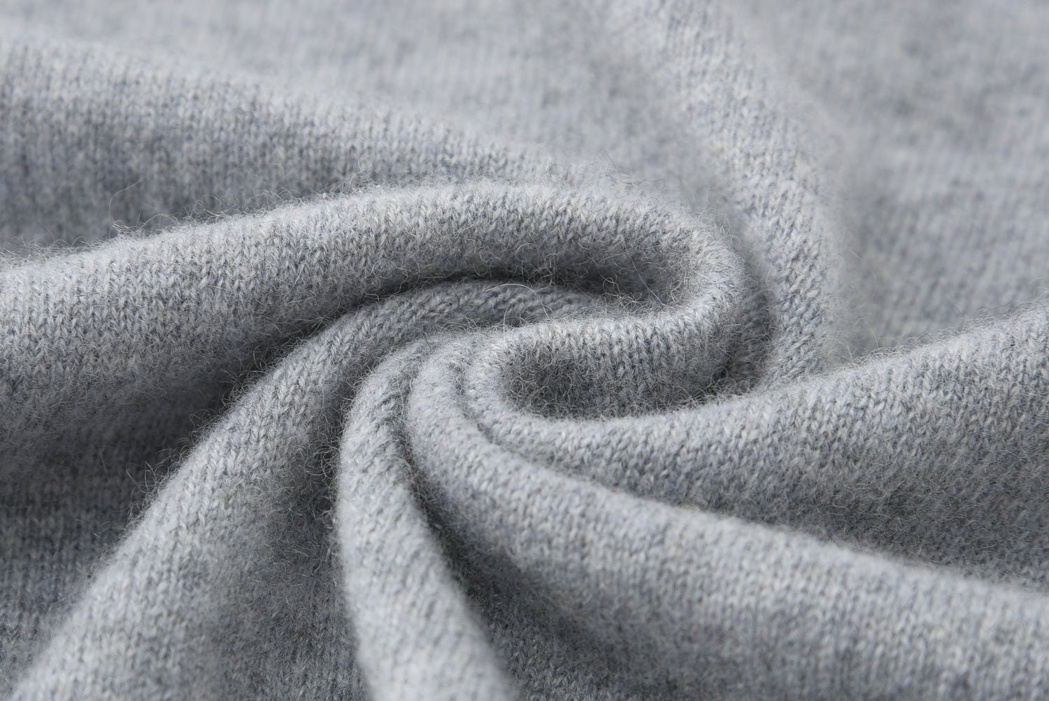 100% cashmere knitted grey softest sport men's zipper hoodies