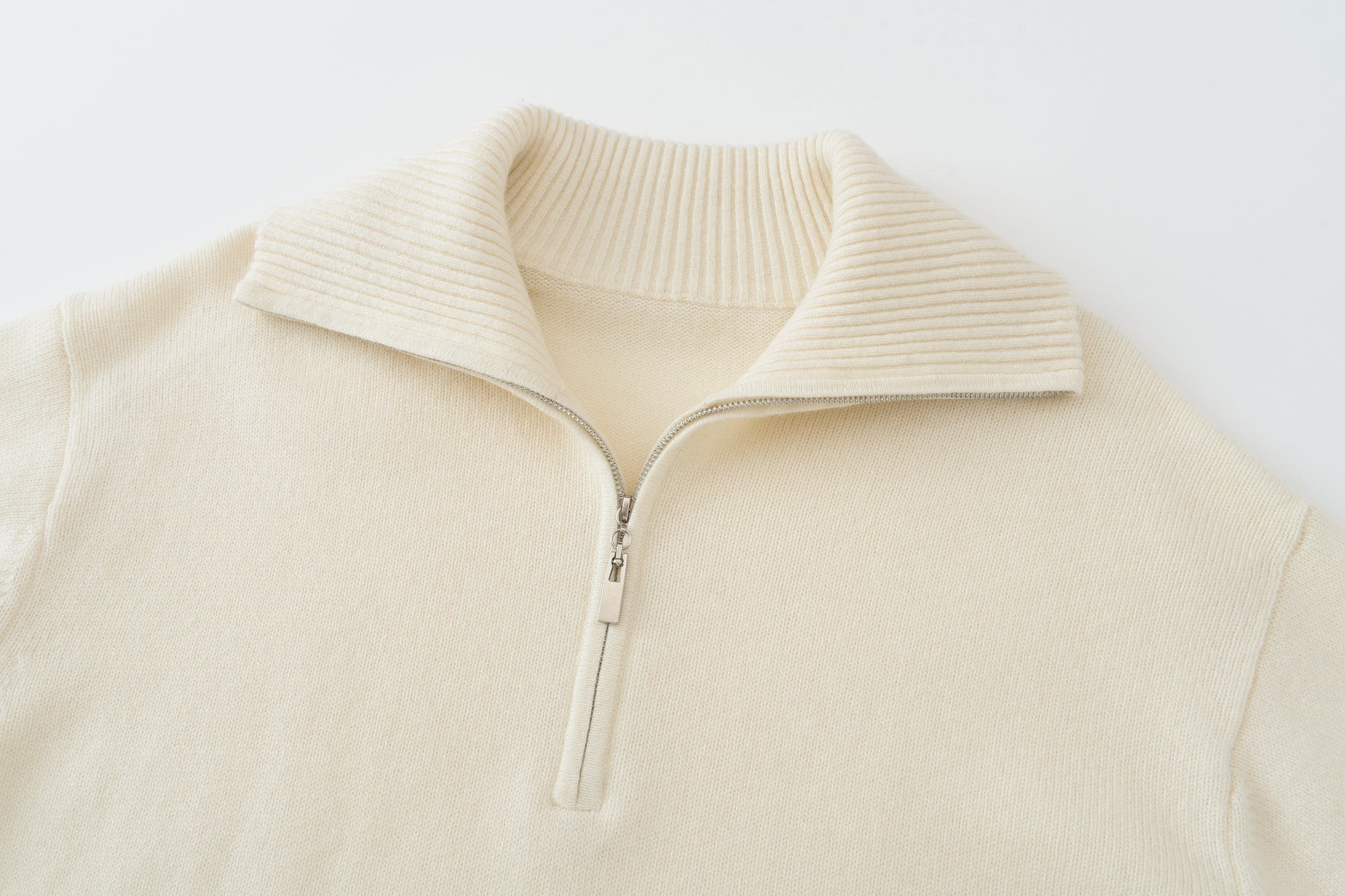 New Style of pure cashmere knitted sweater  heavier warmly half zipper pullower for unisex