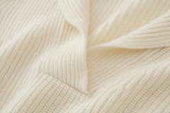 2026 year's new naval commander pullover pure 100% cashmere knitted lady's special design sweater