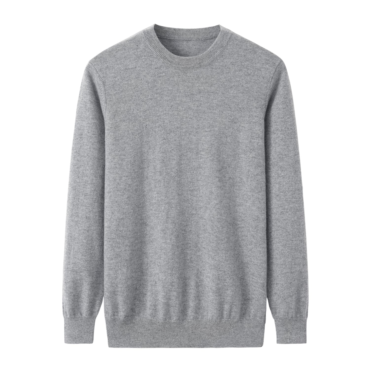 Inner Mongolia production 100% cashmere round neck knitted warmly sweater