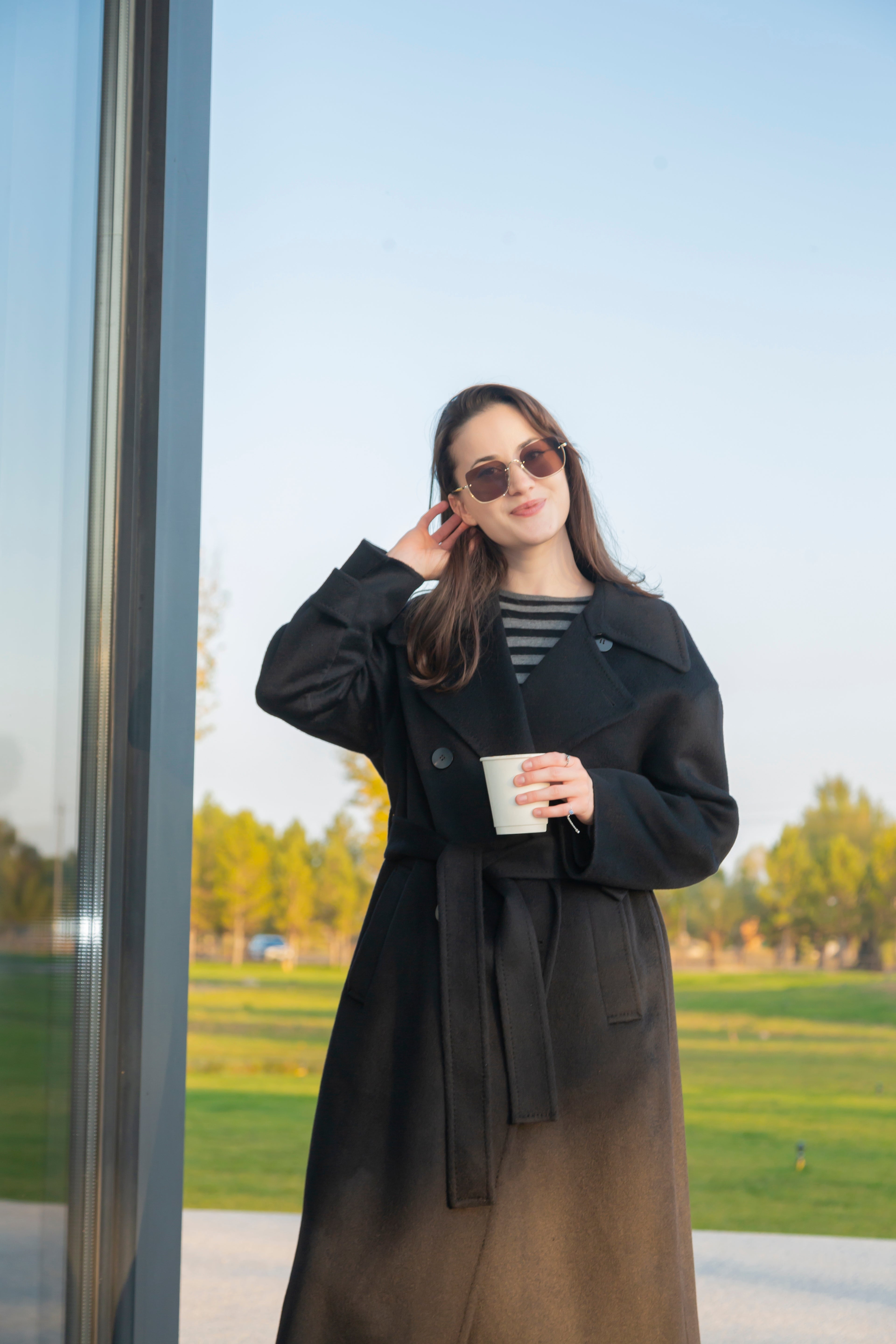 Classic style of Pure Cashmere Woven Warmly High Quality Coatturtleneck Sweater Winter collection for Lady's