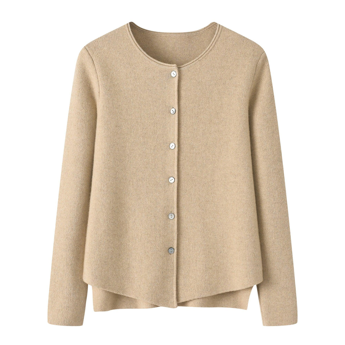 Custom OEM ODM Winter Basic Knit Cardigan Solid Color Women 100% Cashmere Sweater cardigan - Lamycashmere