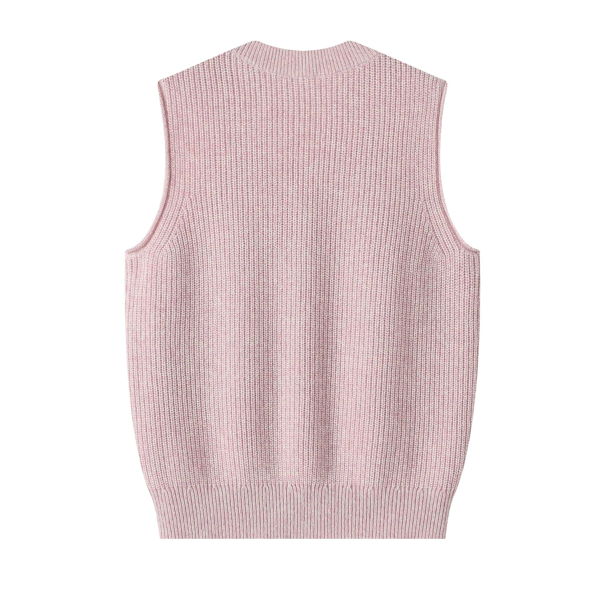 New Year gift Classic style of inner wear and outwear pure cashmere knitted V neck sleeveless for child, lady's,grandmother - Lamycashmere