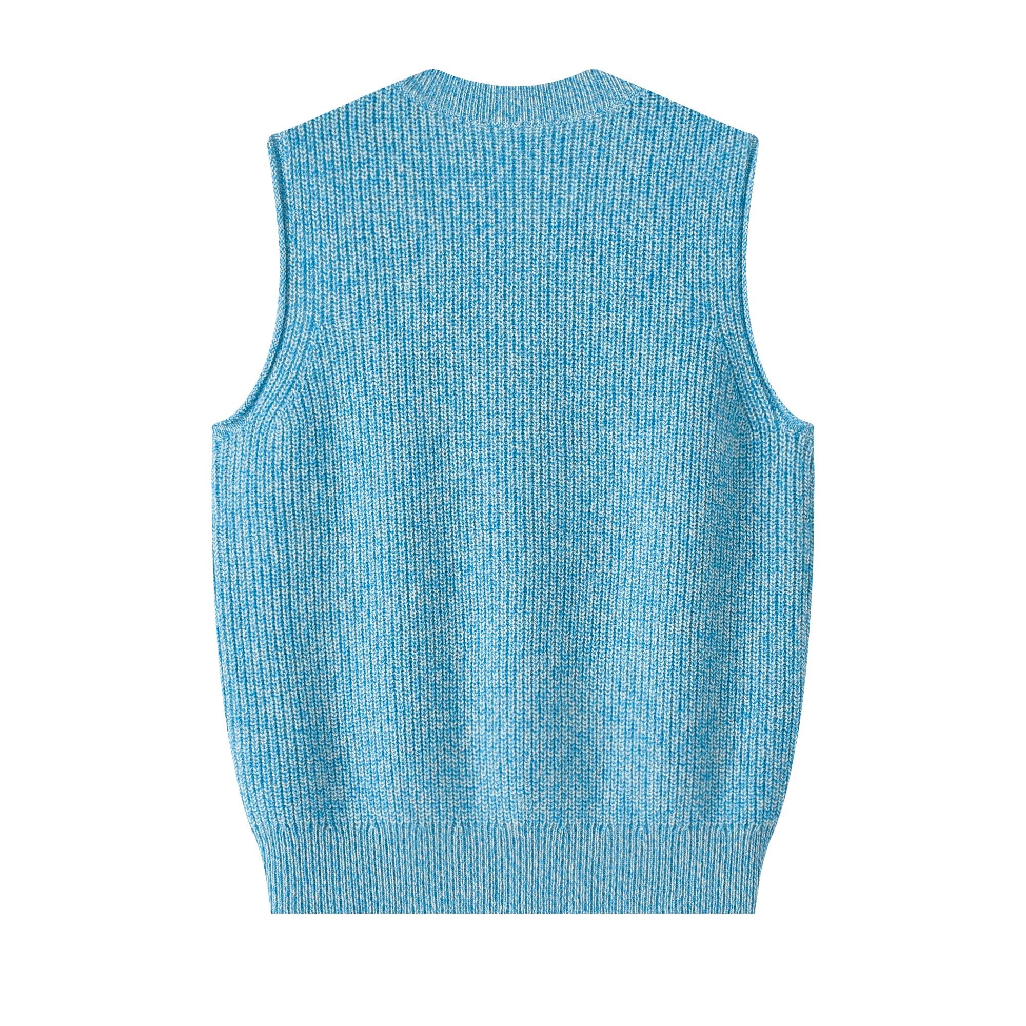 New Year gift Classic style of inner wear and outwear pure cashmere knitted V neck sleeveless for child, lady's,grandmother - Lamycashmere