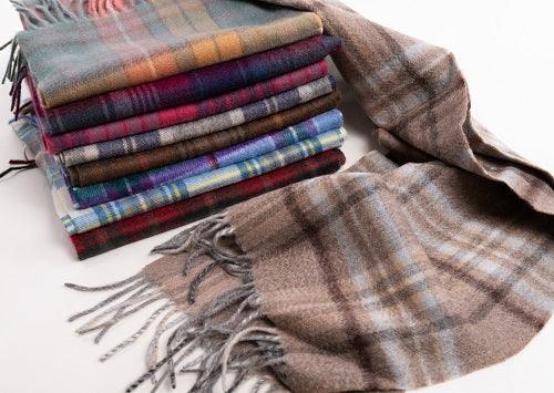 100% cashmere woven scarf - Lamycashmere