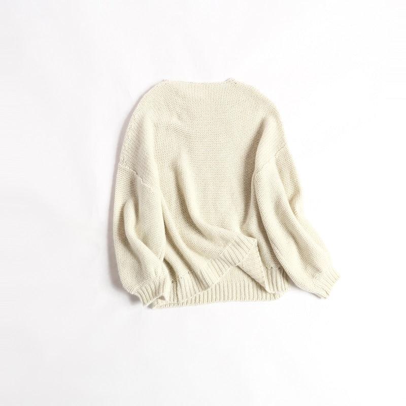 100% mongolian cashmere fiber made women's knitted sweater - Lamycashmere