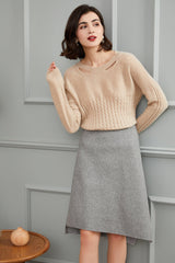 2022 popular best selling style 100 percent cashmere knitted pullover for lady's - Lamycashmere