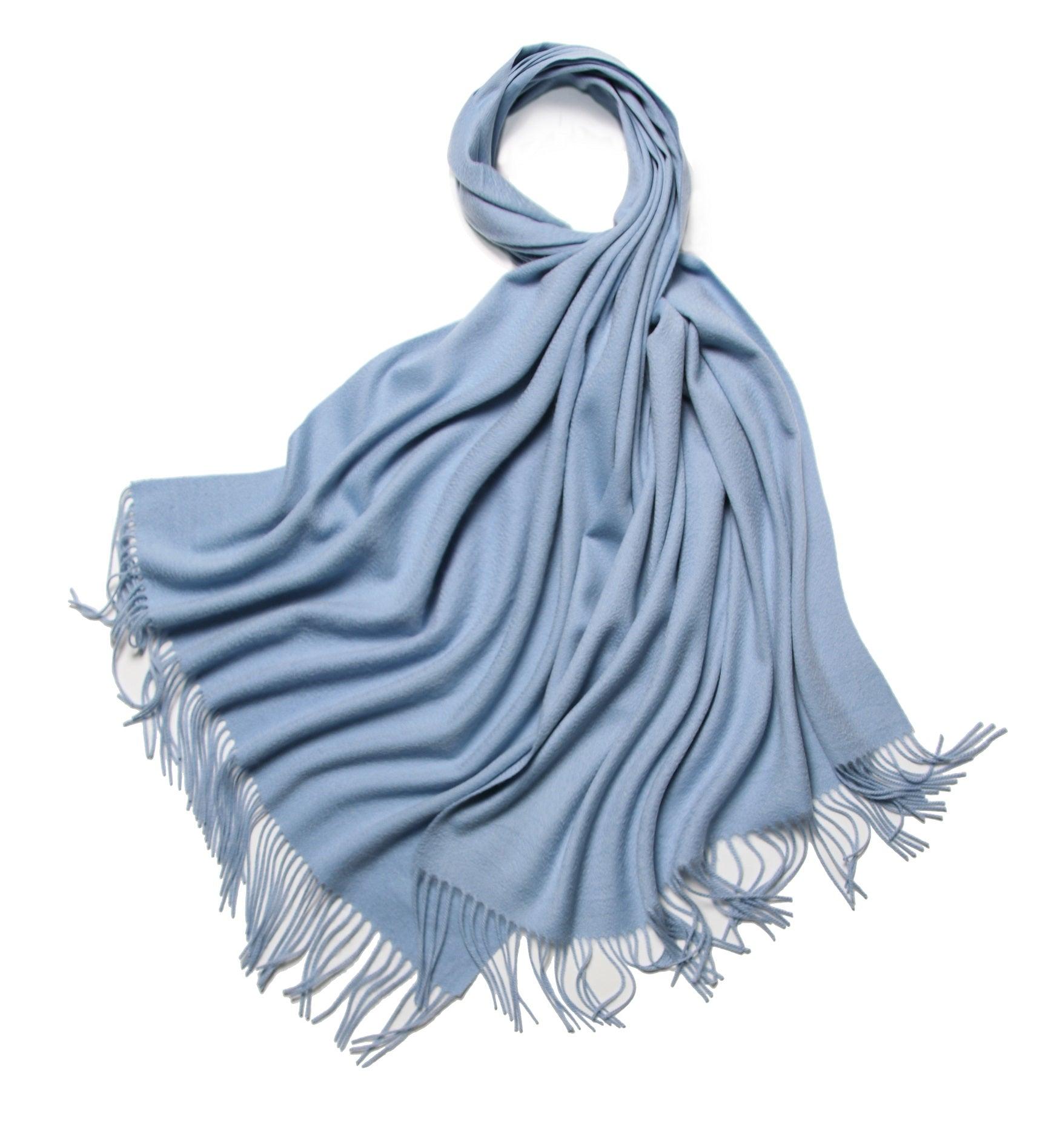 Best New Year gift for fall and winter timeless style of pure cashmere water weave Christmas green color woven shawl - Lamycashmere