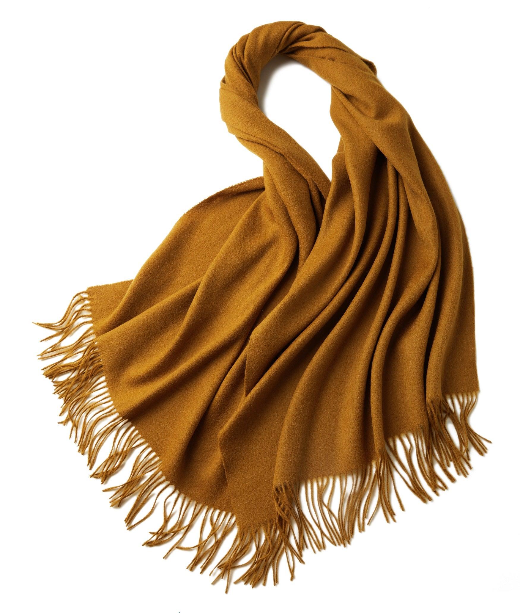 Best New Year gift for fall and winter timeless style of pure cashmere water weave Christmas green color woven shawl - Lamycashmere
