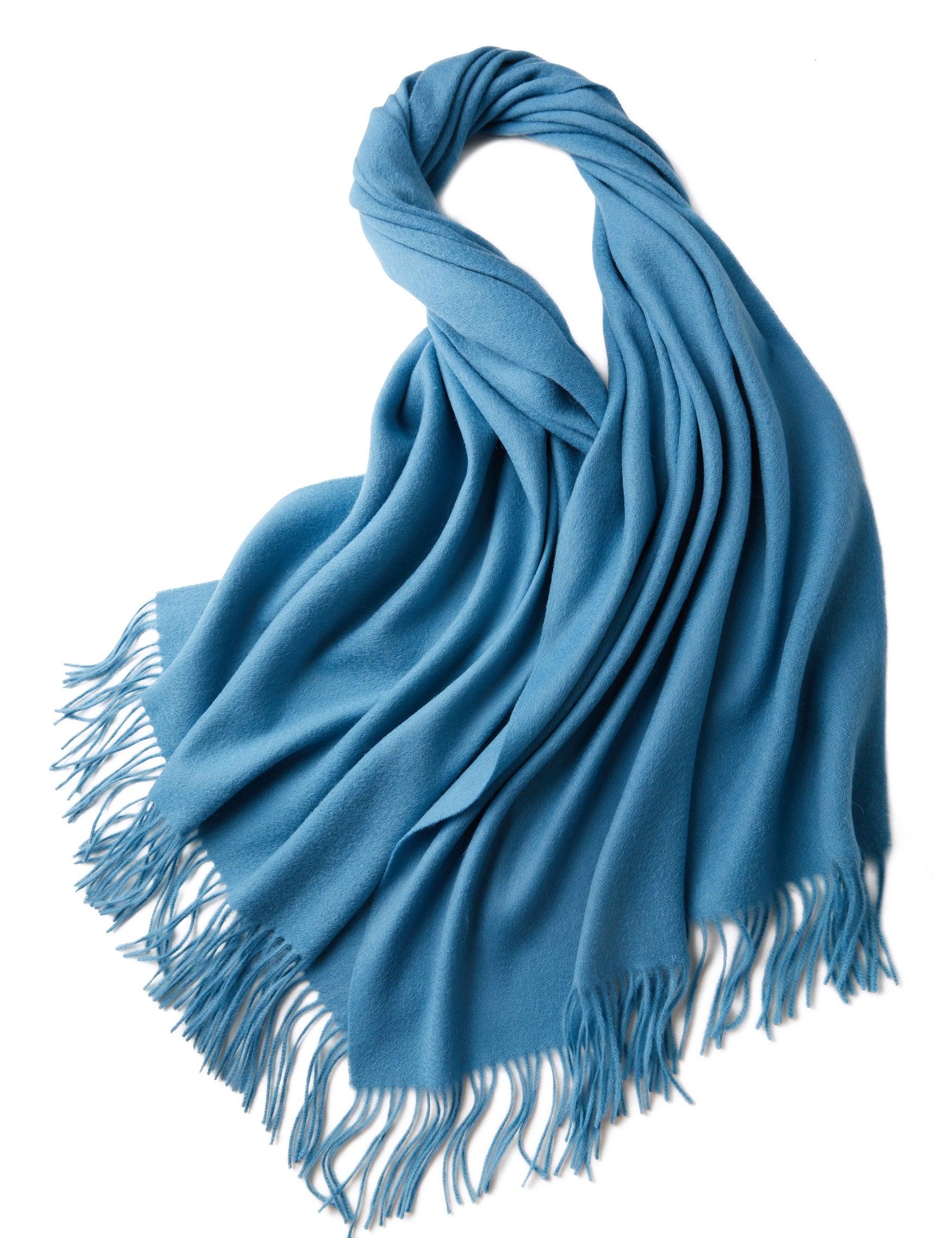 Best New Year gift for fall and winter timeless style of pure cashmere water weave Christmas green color woven shawl - Lamycashmere