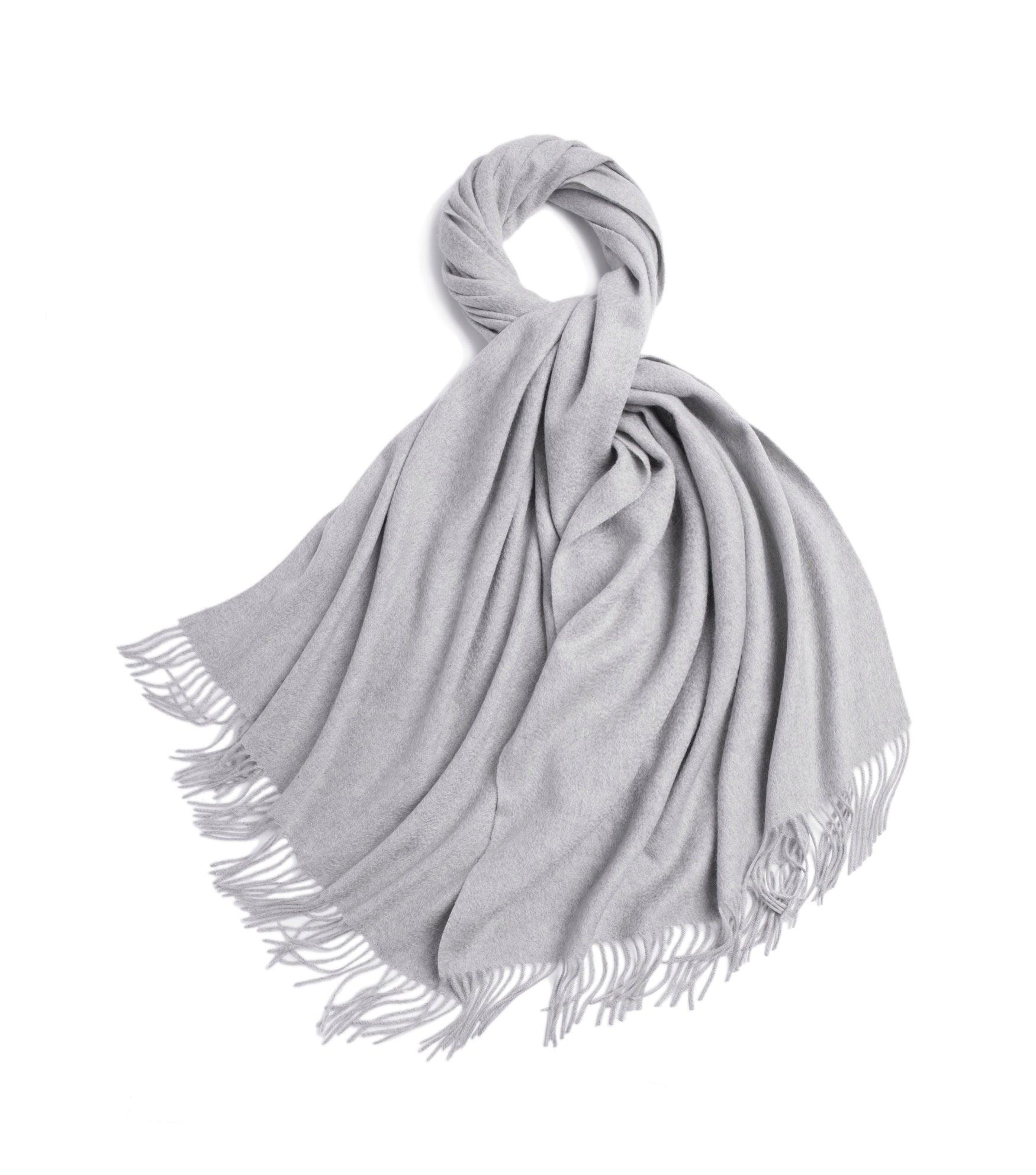 Best New Year gift for fall and winter timeless style of pure cashmere water weave Christmas green color woven shawl - Lamycashmere