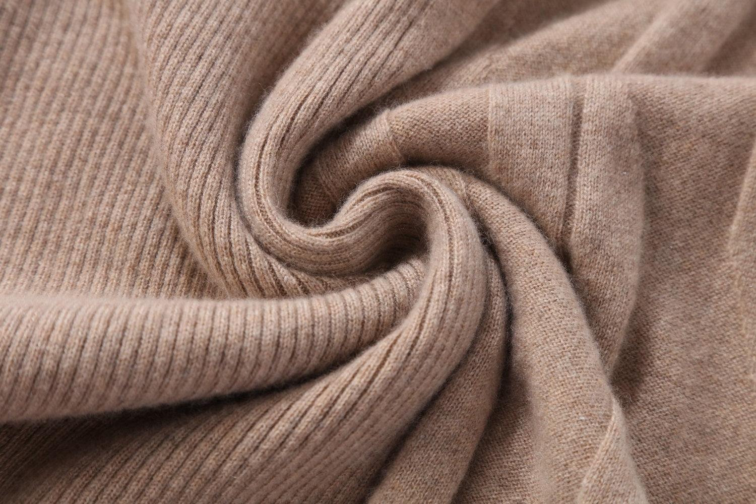 best selling nature color warmly pure cashmere knitted dress S/S collection for lady's - Lamycashmere