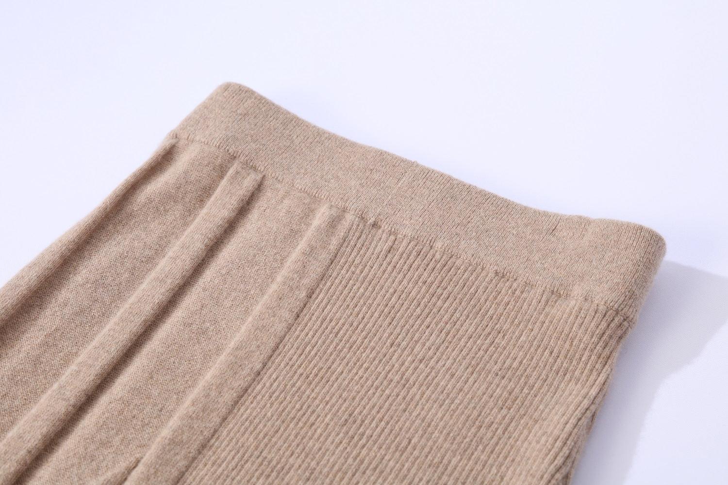 best selling nature color warmly pure cashmere knitted dress S/S collection for lady's - Lamycashmere