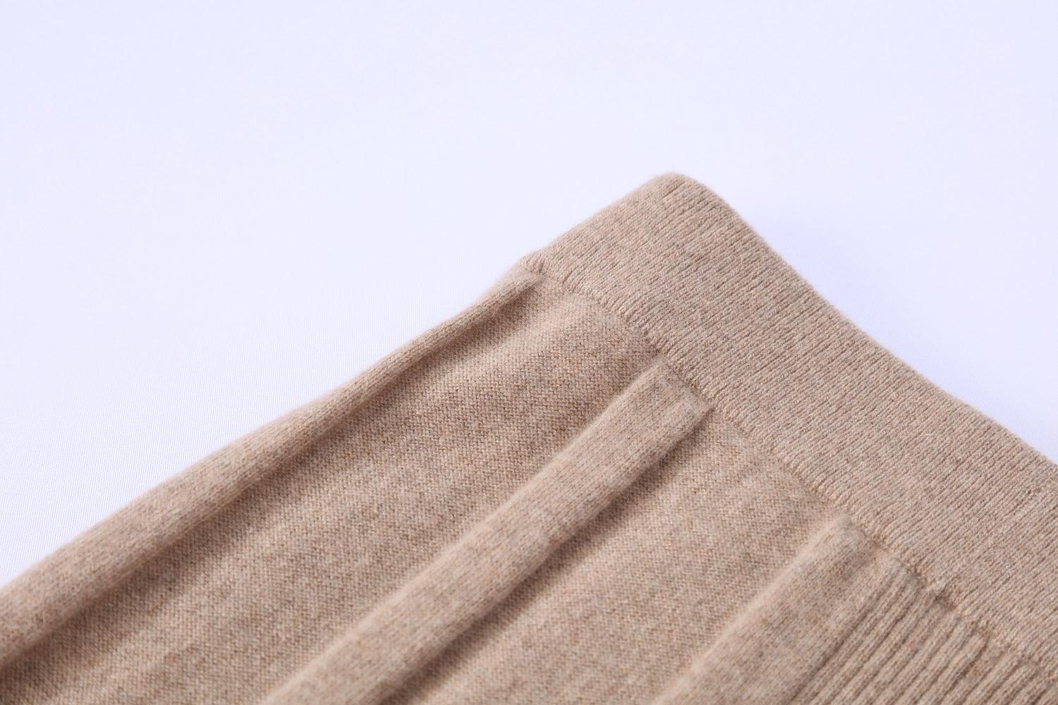 best selling nature color warmly pure cashmere knitted dress S/S collection for lady's - Lamycashmere