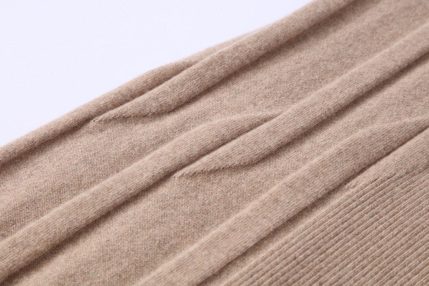 best selling nature color warmly pure cashmere knitted dress S/S collection for lady's - Lamycashmere