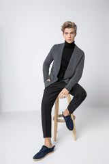 Best selling wholesale cashmere knitted cardigan for men's - Lamycashmere