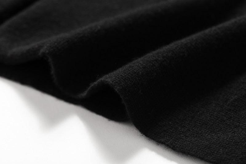 Business style of highest cashmere knitted long coat - Lamycashmere