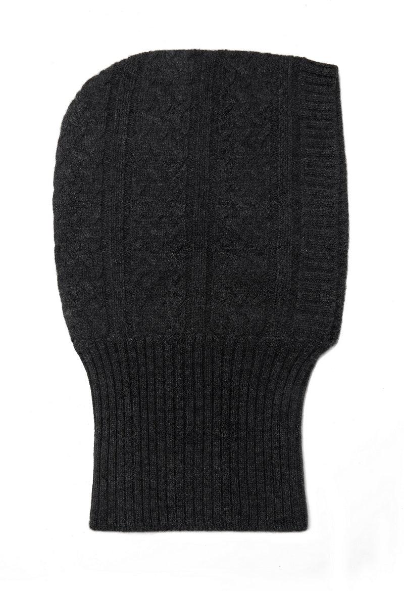 Cashmere knitted hat thickened collar winter hat for men and women - Lamycashmere