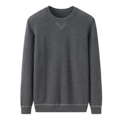 Classic and warmly 100 percent cashmir knitted men's pullover - Lamycashmere