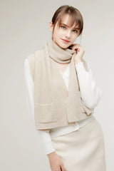 Fall & winter high quality cashmere knitted scarf - Lamycashmere