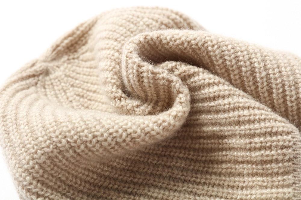 Fall & winter highest cashmere softly knitted hat - Lamycashmere