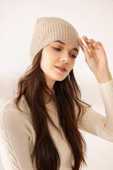 Fall & winter highest cashmere softly knitted hat - Lamycashmere