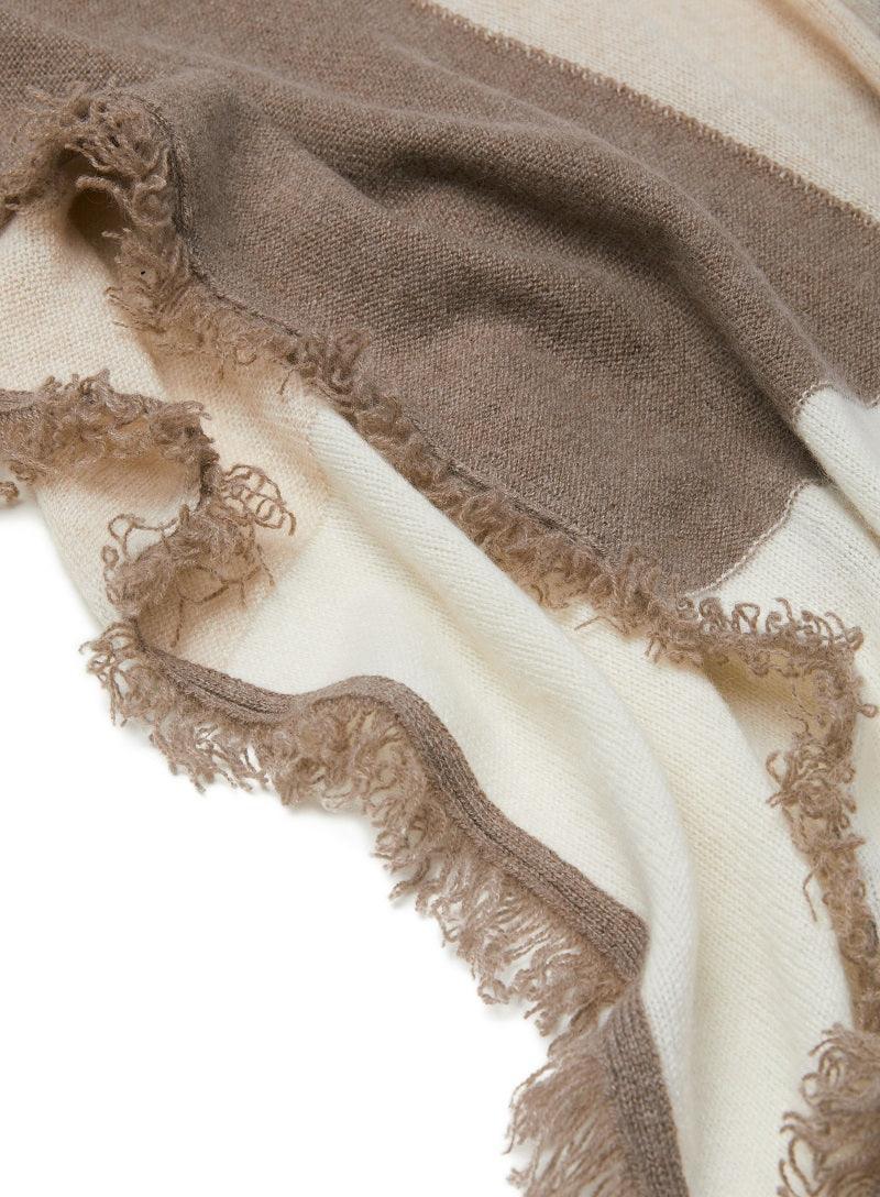 Fashional pure cashmere mixed color knitted shawl - Lamycashmere