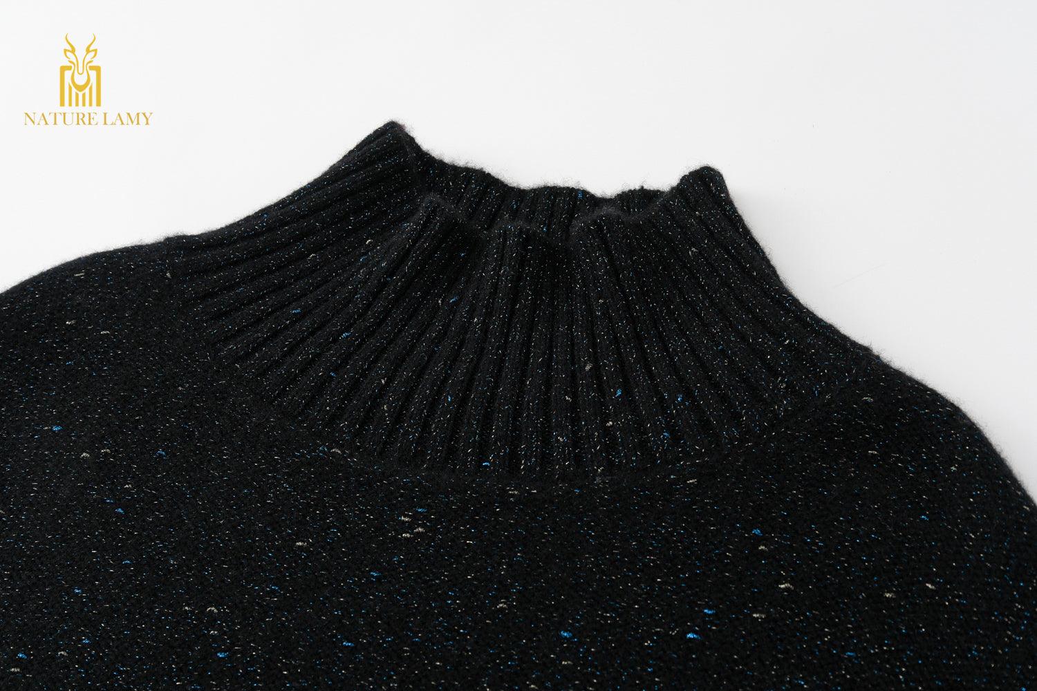 Heavy style A/W collection of softest and high quality cashmere knitted turtleneck sweater - Lamycashmere