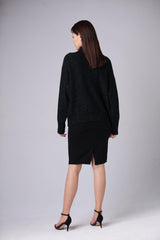 Heavy style A/W collection of softest and high quality cashmere knitted turtleneck sweater - Lamycashmere