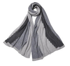 High quality women cashmere knitted scarf shawl - Lamycashmere