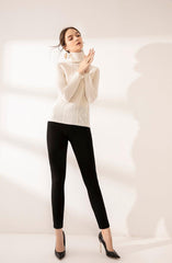 High quality women cashmere turtleneck sweater - Lamycashmere