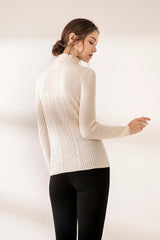 High quality women cashmere turtleneck sweater - Lamycashmere