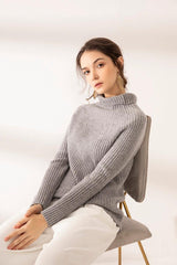 Inner Mongolia supplier sweater manufactuer of pure cashmere turtleneck sweater - Lamycashmere