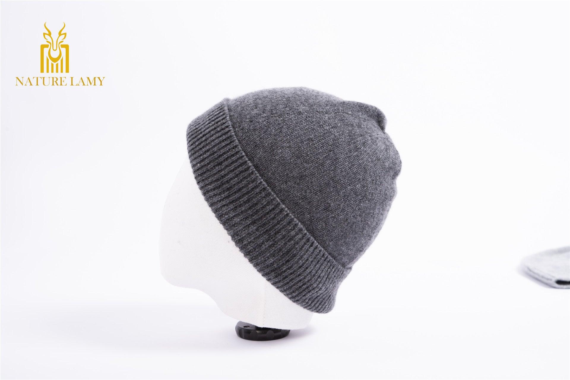 OEM ODM factory price of 100 percent cashmere knitted hat - Lamycashmere