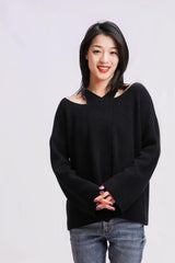 Party women's cashmere knitted sweater - Lamycashmere