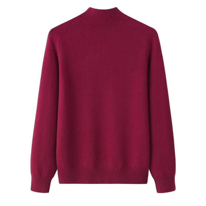 popular style of high quality cashmere knitted saddle shoulder women's pullover - Lamycashmere